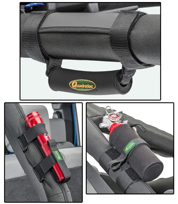 Quadratec Three Piece Roll Bar Accessory Kit