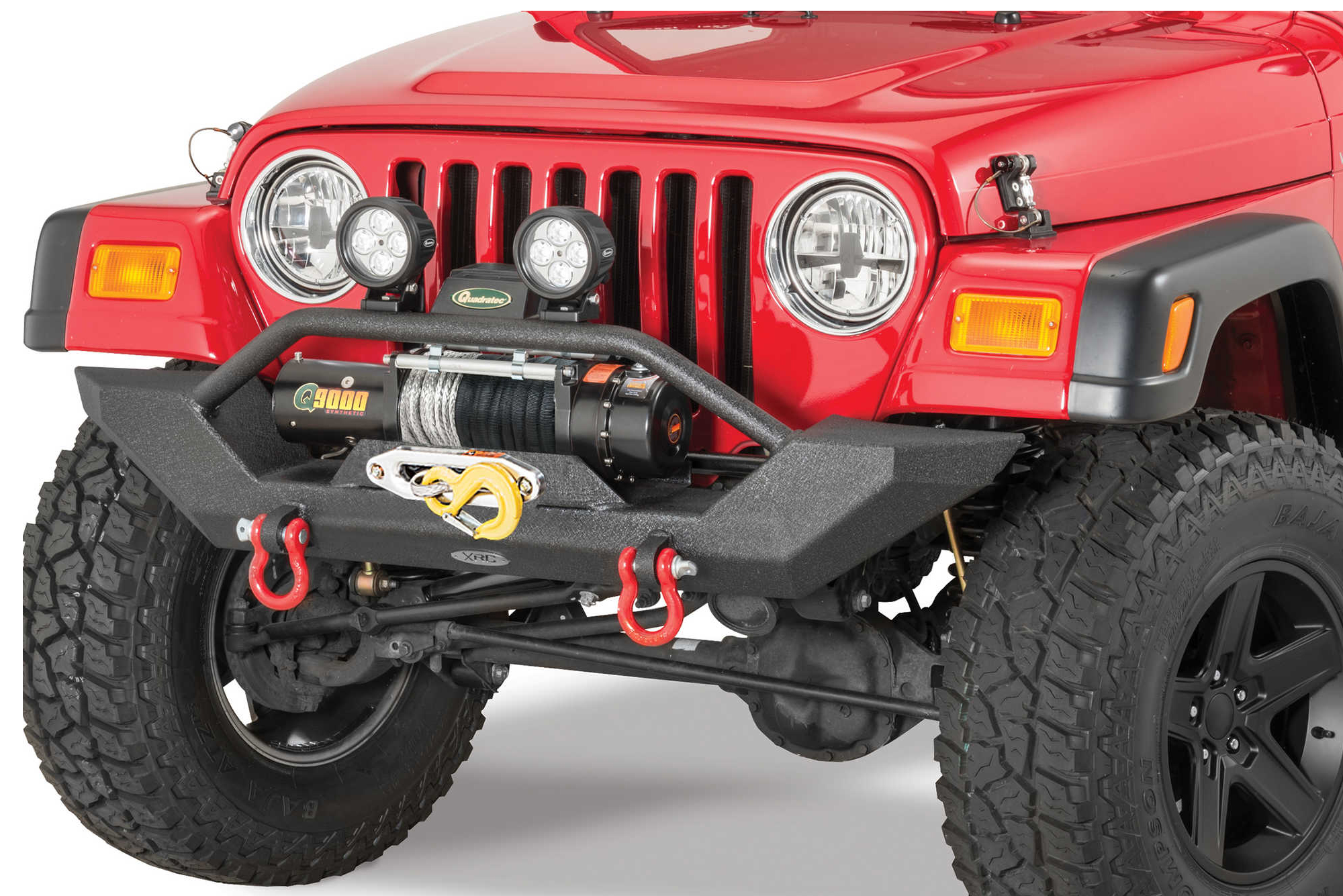 Smittybilt Front XRC Bumper with Q9000s Self Recovery Winch & Dyneema® Synthetic Rope