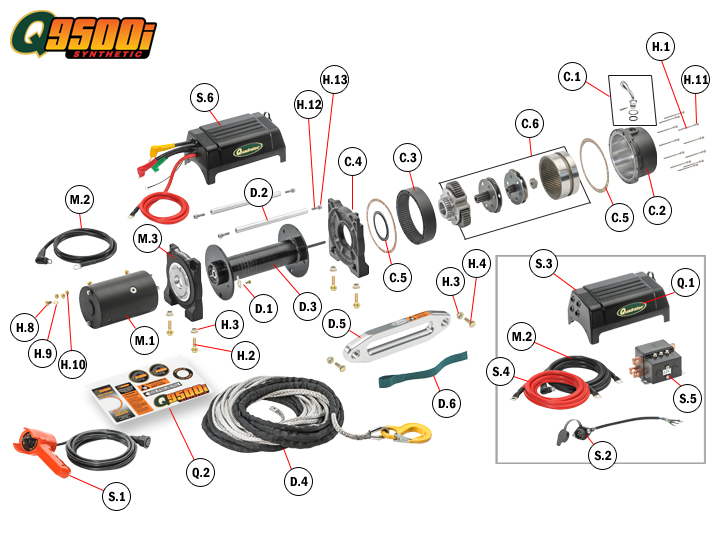 Warn Winch Parts Diagram Warn Winch Parts Diagram