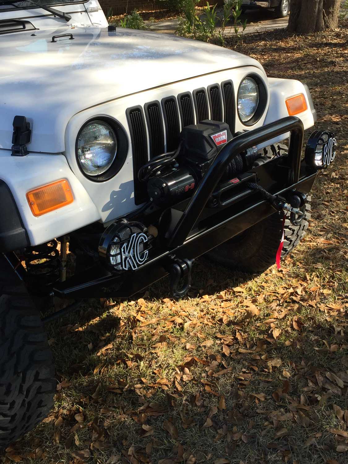 WARN 61853 Rock Crawler Front Bumper for 9706 Jeep® Wrangler TJ & Unlimited Quadratec