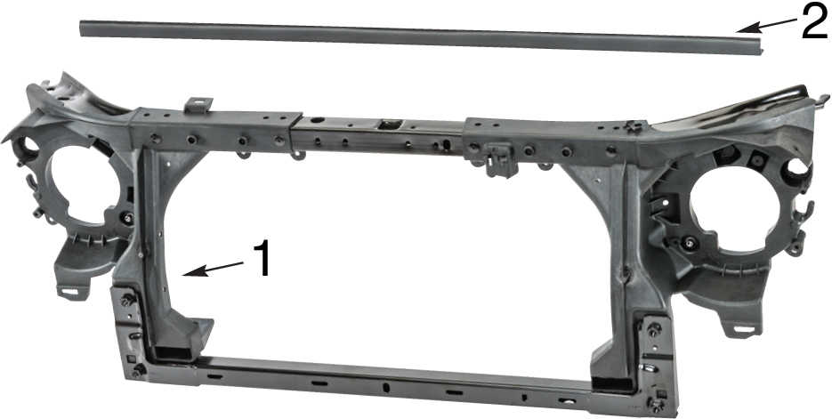 Jeep support radiator #1