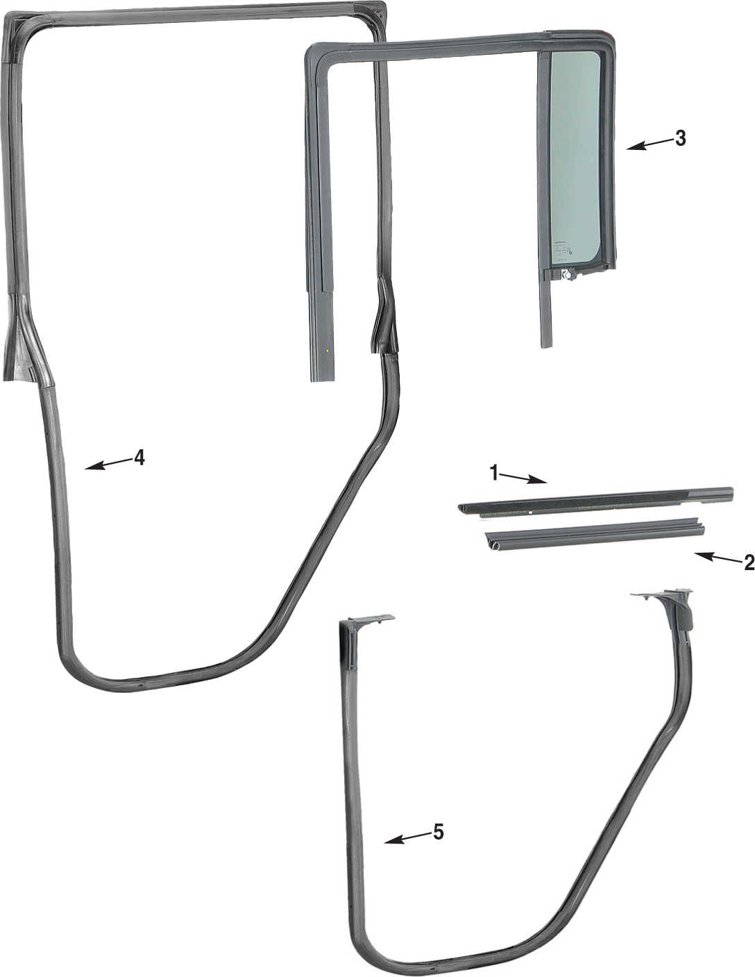 Door weatherstripping jeep #3