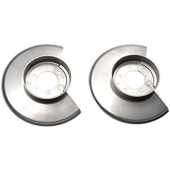 Kentrol 30502 Stainless Steel Disc Brake Dust Covers for 8286 Jeep® CJ