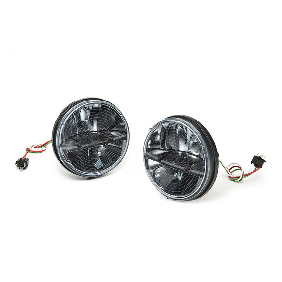 Truck Lite Heated Led Headlight Kit For 07 17 Jeep