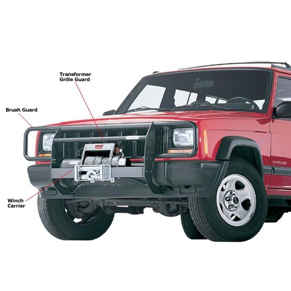 WARN Trans4mer Grille Guard for 8496 Jeep® Cherokee XJ, Comanche MJ