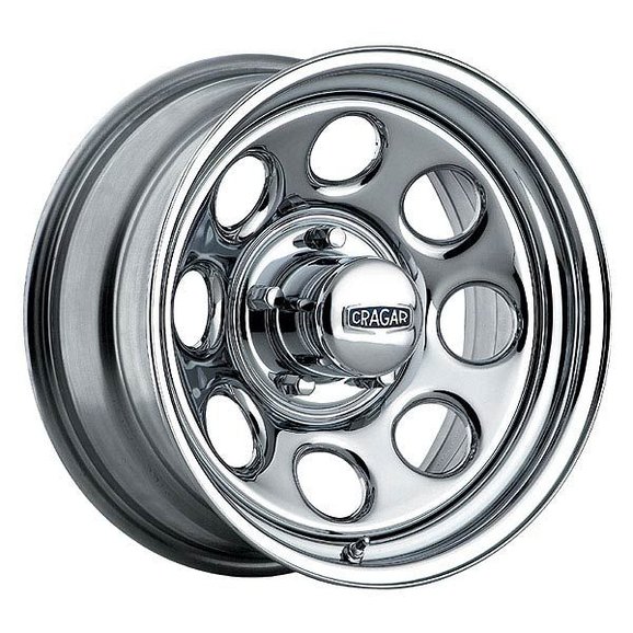 Cragar® Series 398 Chrome Soft 8 Steel Wheel for Jeep® Vehicles with