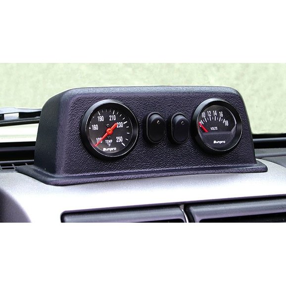 The Accessory Group 17512 Center Dash Mount Gauge Pod for 9706 Jeep