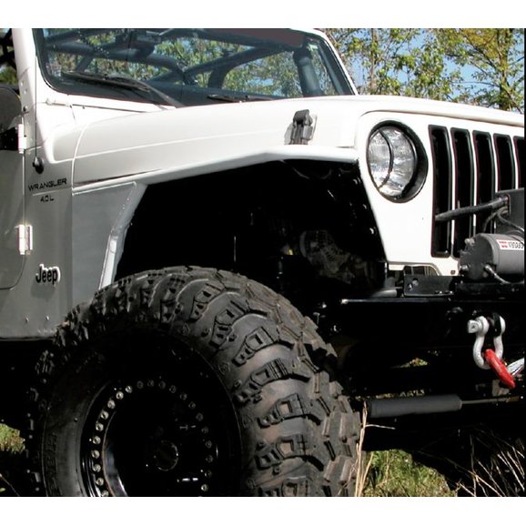 Omix Ada 12004 53 Rrc Up Grade Flat Fender Kit For 97 06