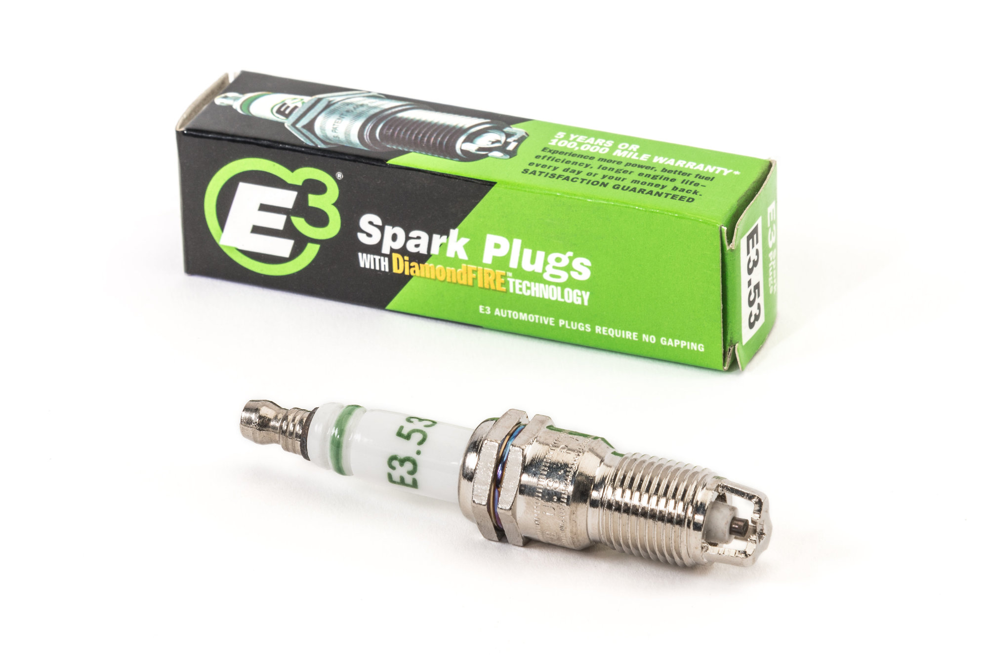 E3® E3.53 Diamond Fire Spark Plug Quadratec