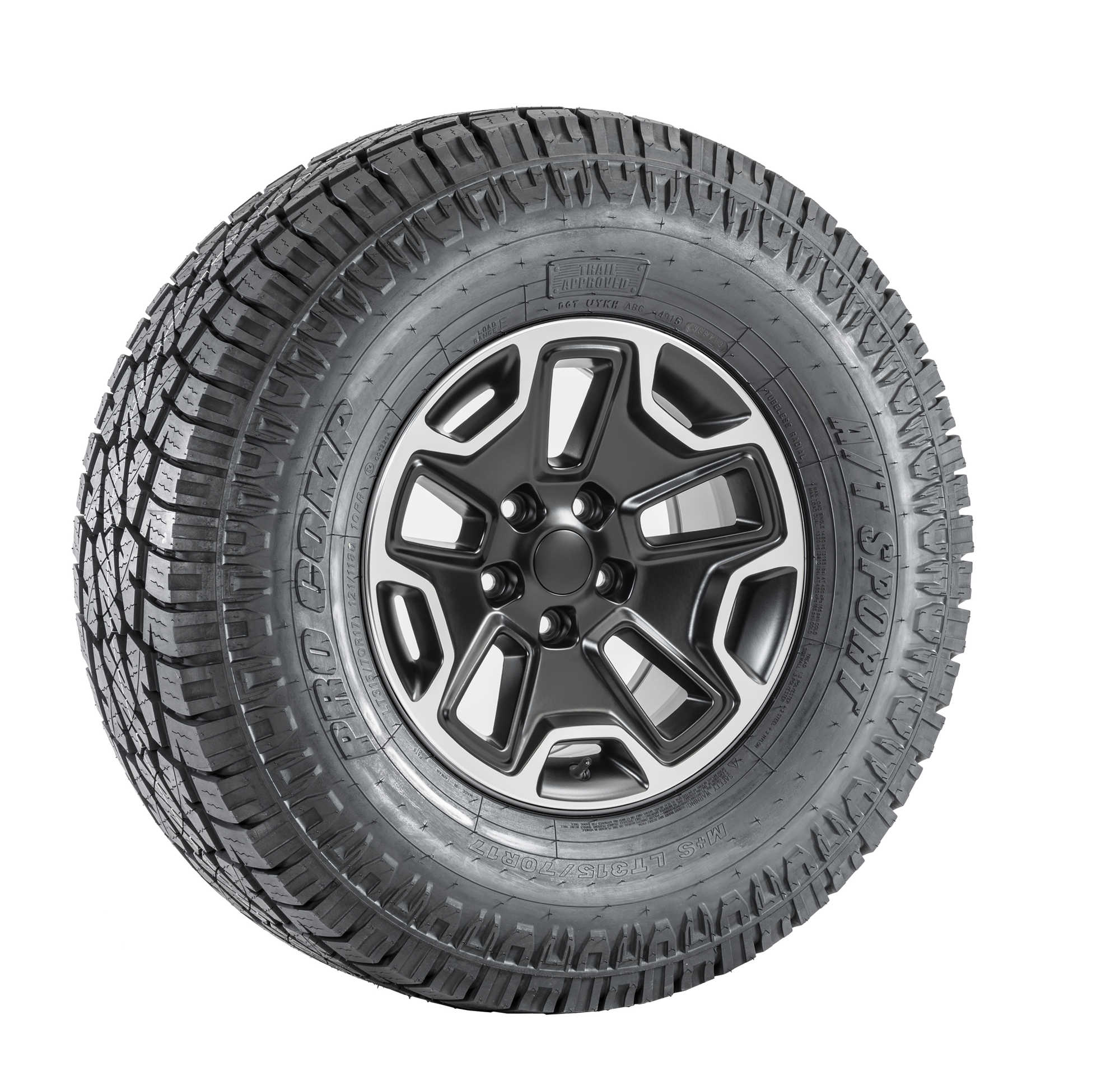 Quadratec® HardRock Mount & Balance Wheel and Tire Combo for 0717 Jeep® Wrangler JK Quadratec