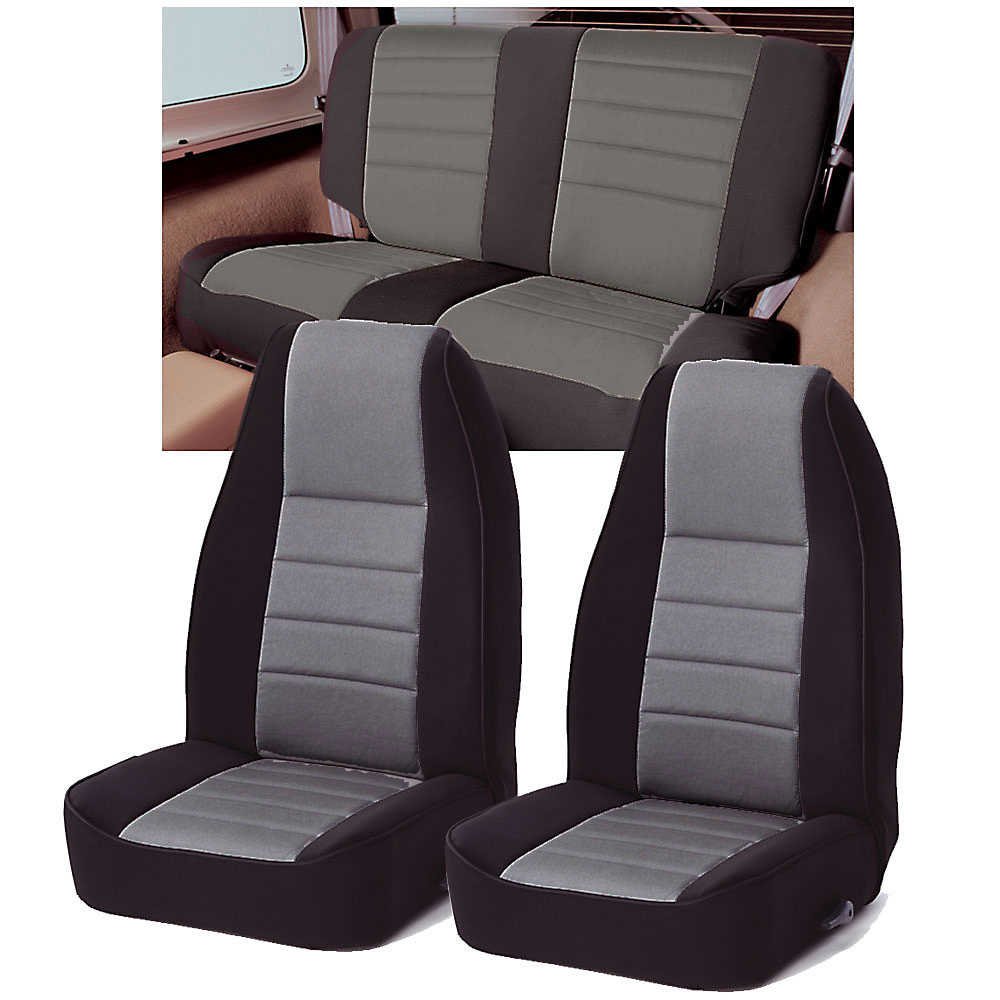 Rugged Ridge Neoprene CustomFit Seat Covers Combo for 9702 Jeep