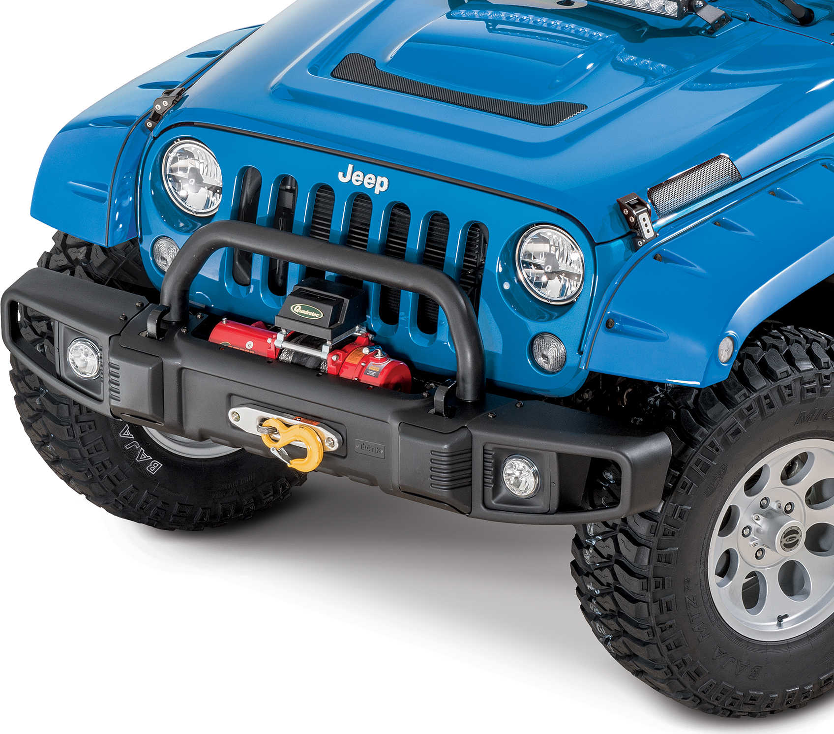 TACTIK® Front Bumper with Over Rider Hoop with Q10000c Competition