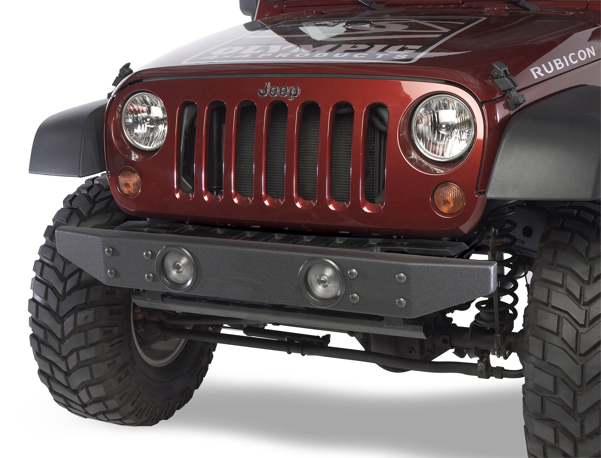 Olympic 4x4 Products Front Rock Bumper without Hitch for 0713 Jeep