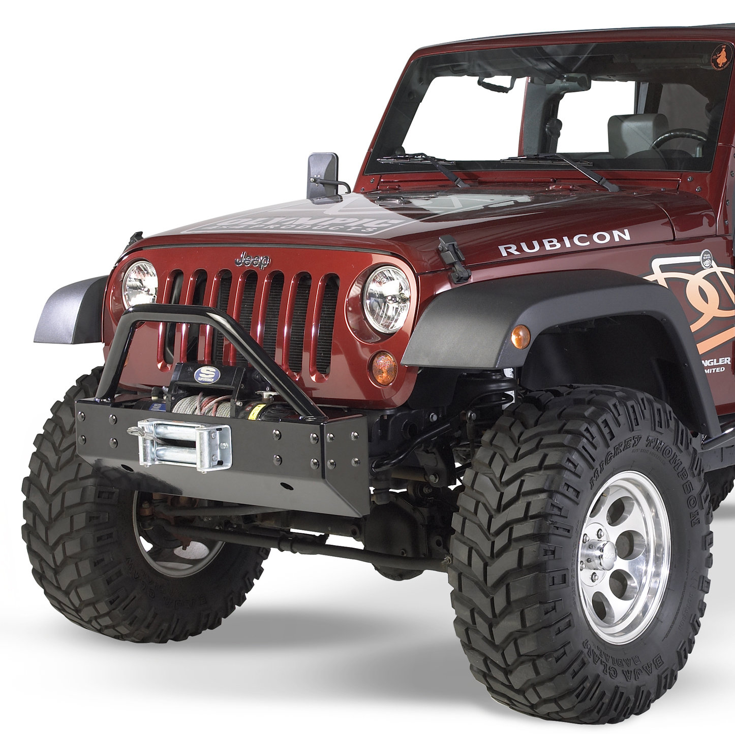 Olympic 4x4 Products Front Grille Guard for 0711 Jeep® Wrangler