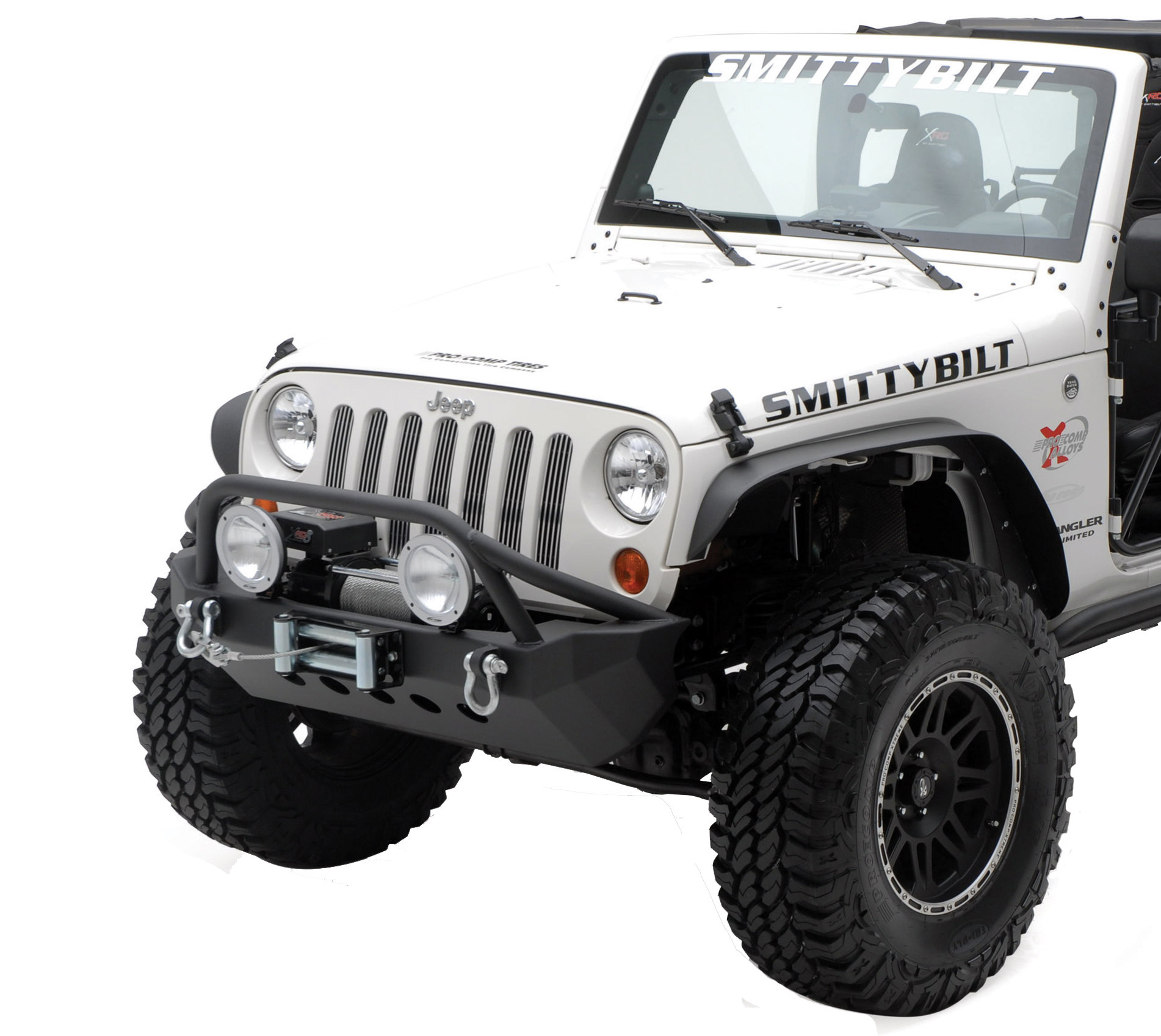 Smittybilt 76806 Front XRC Bumper in Textured Black for 0717 Jeep