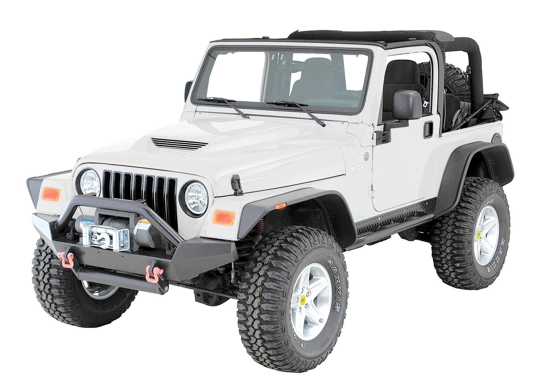 Cervini's Auto Design Ram Air Fiberglass Hood in Factory Match Paint