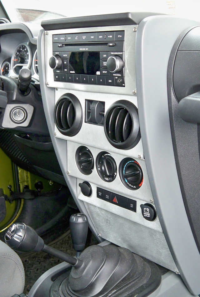 Jeep Wrangler Dash Panel