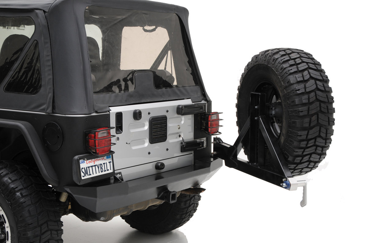 Smittybilt Rear Xrc Bumper With Swing Out Tire Carrier In Textured