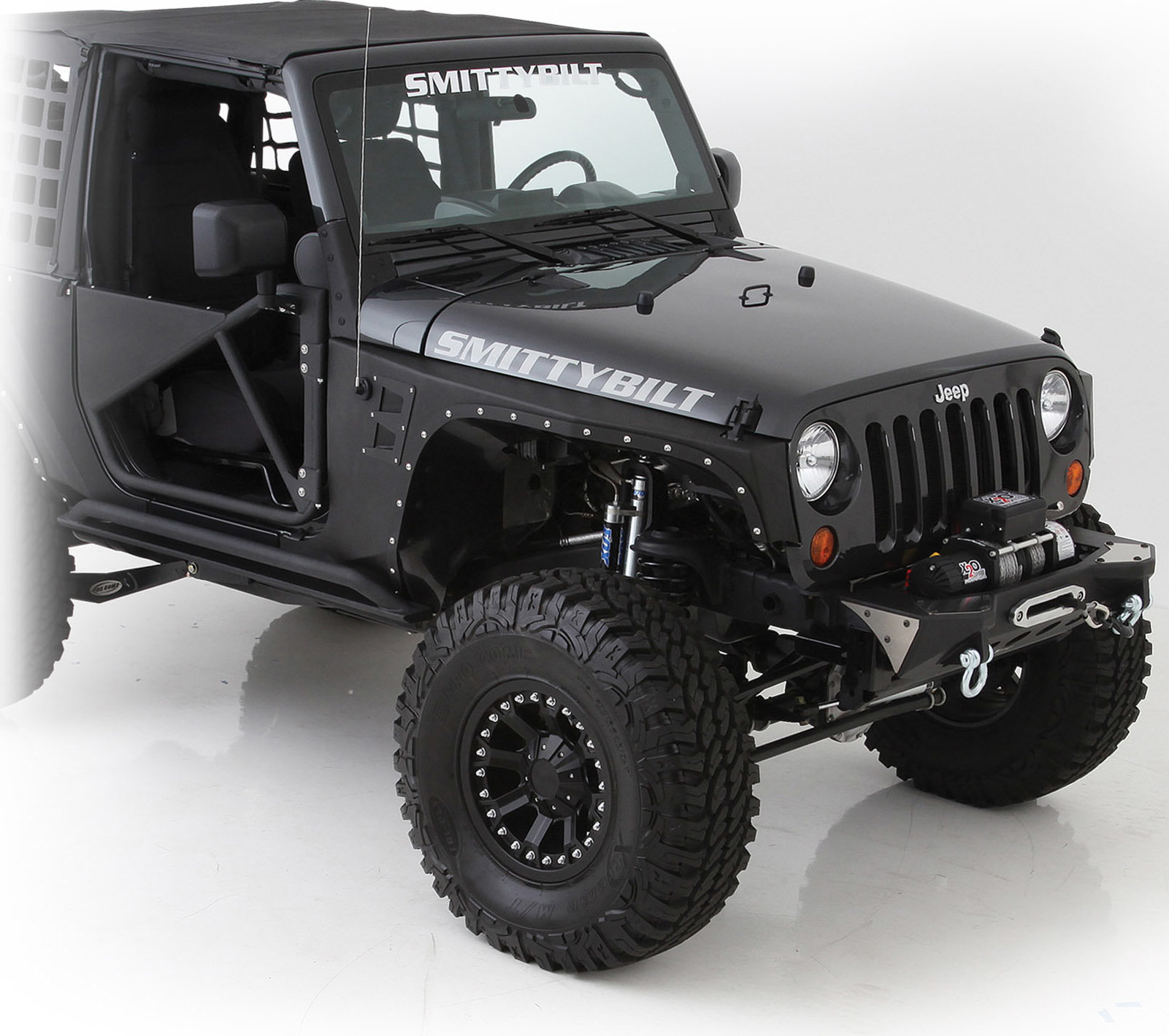 Smittybilt 76880 Xrc Armor Front Fenders For 07 17 Jeep® Wrangler