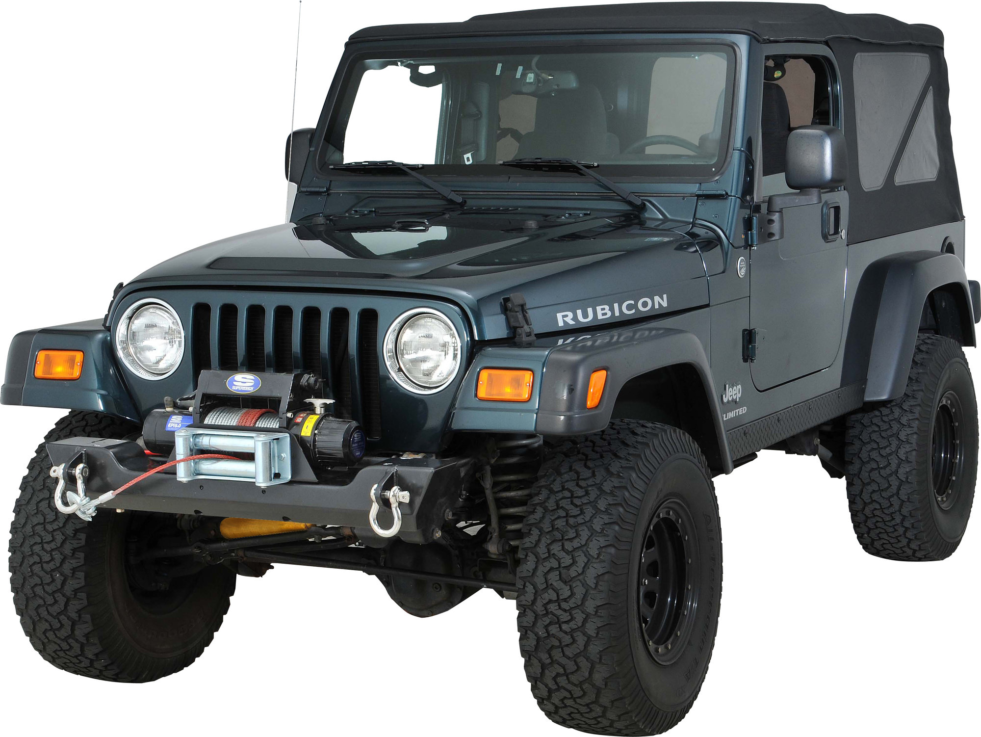 HyLine OffRoad 250100100 Crawler Front Winch Bumper in Textured Black