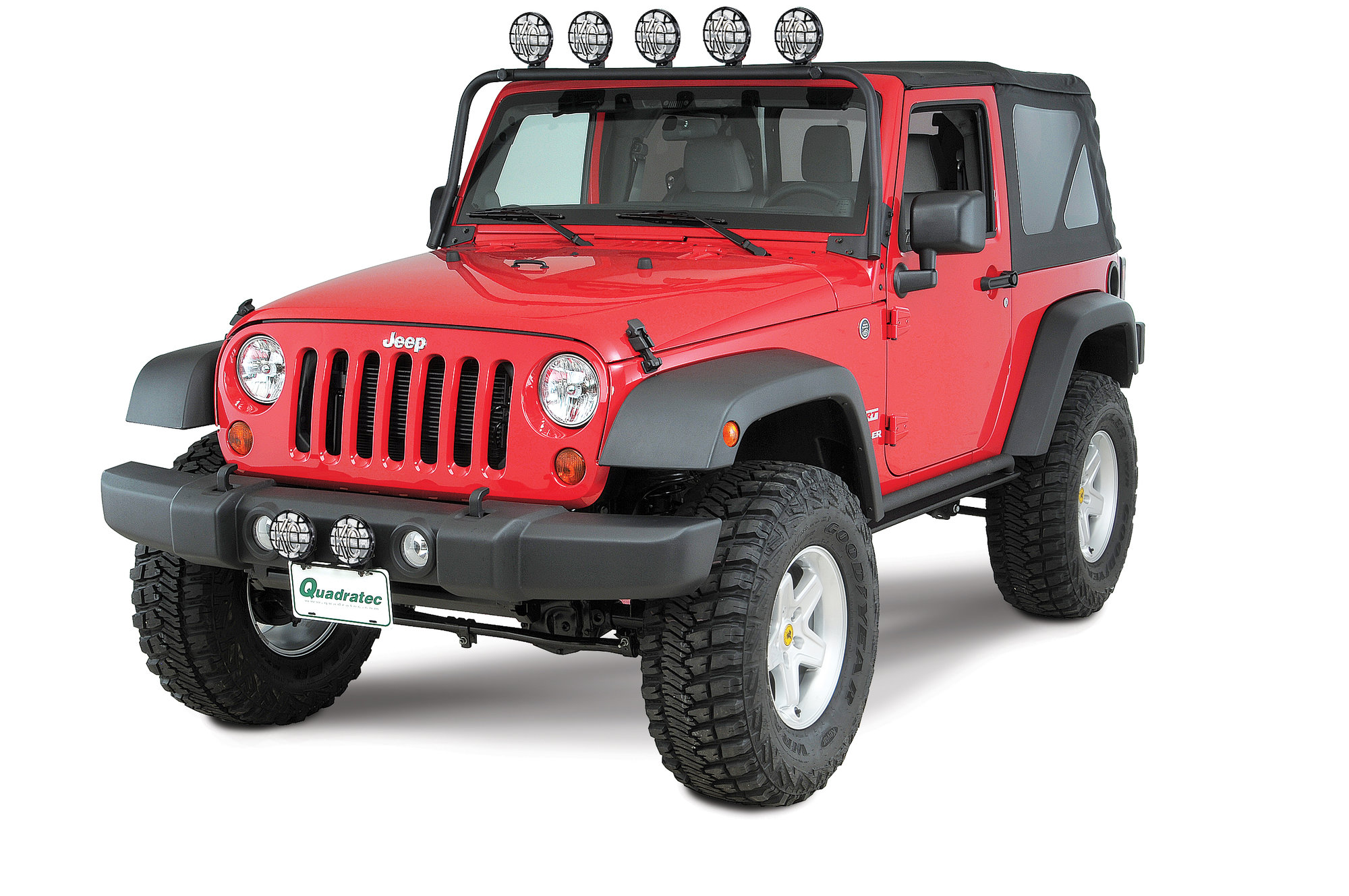 KC HiLiTES Windshield Mount Light Bar with 5 Apollo Pro Series Lights
