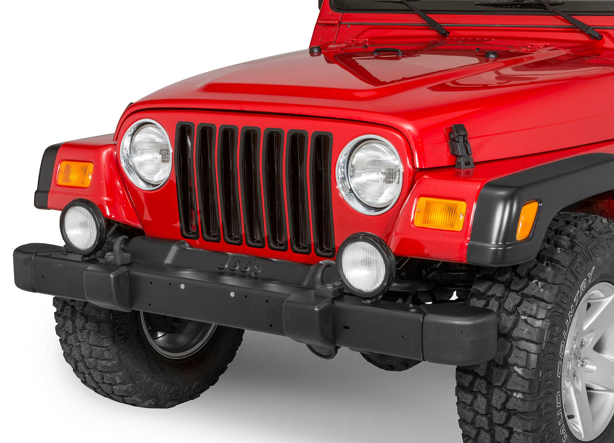 Quadratec 174 Grille Inserts For 97 06 Jeep 174 Wrangler Tj