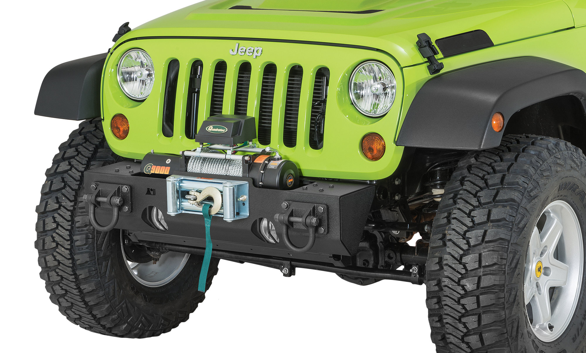 Rugged Ridge Winch Mount Modular XHD Front Bumper with Quadratec Q
