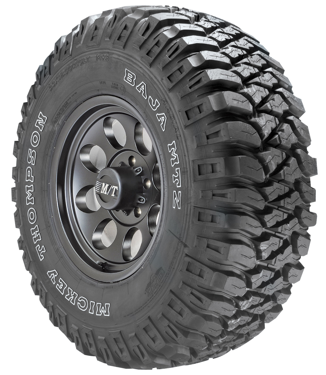 Mickey Thompson Classic III Wheel in Black and Baja MTZ Radial Tire for
