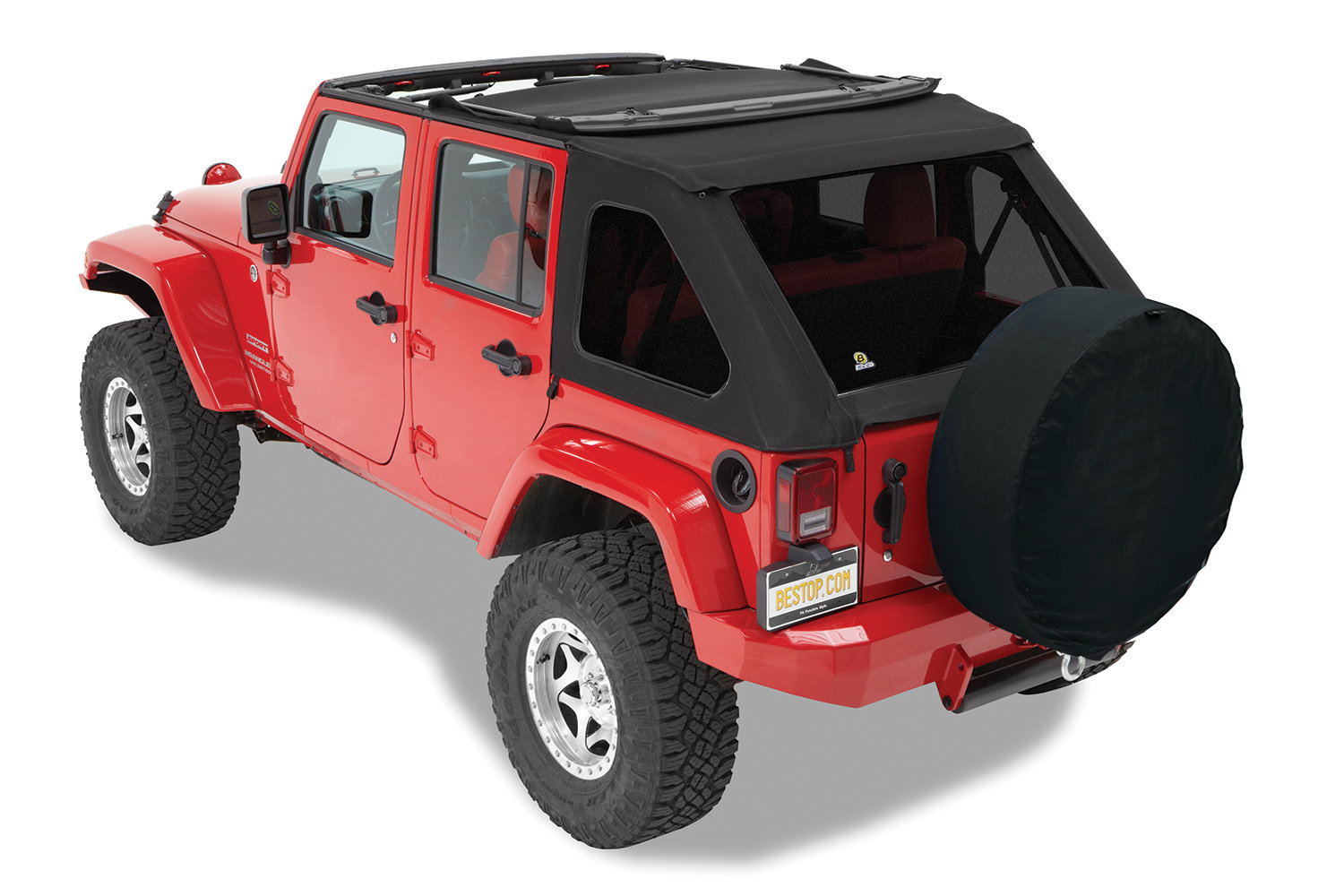 Bestop® 5692317 Trektop NX Twill Soft Top for 0717 Jeep® Wrangler