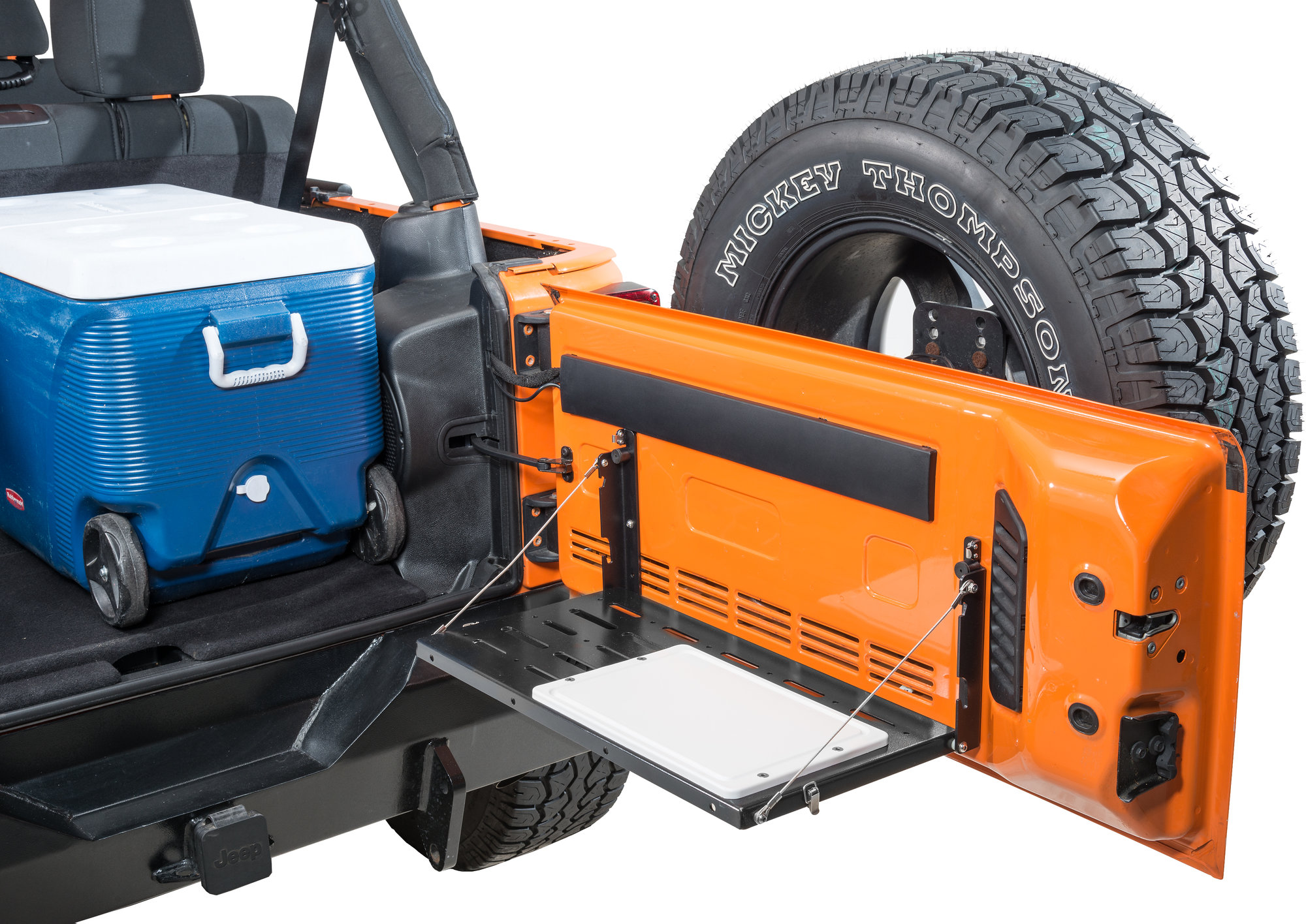 Teraflex 4804180 MP Tailgate Table with Cutting Board for ... 1999 jeep wrangler speaker wiring diagram 