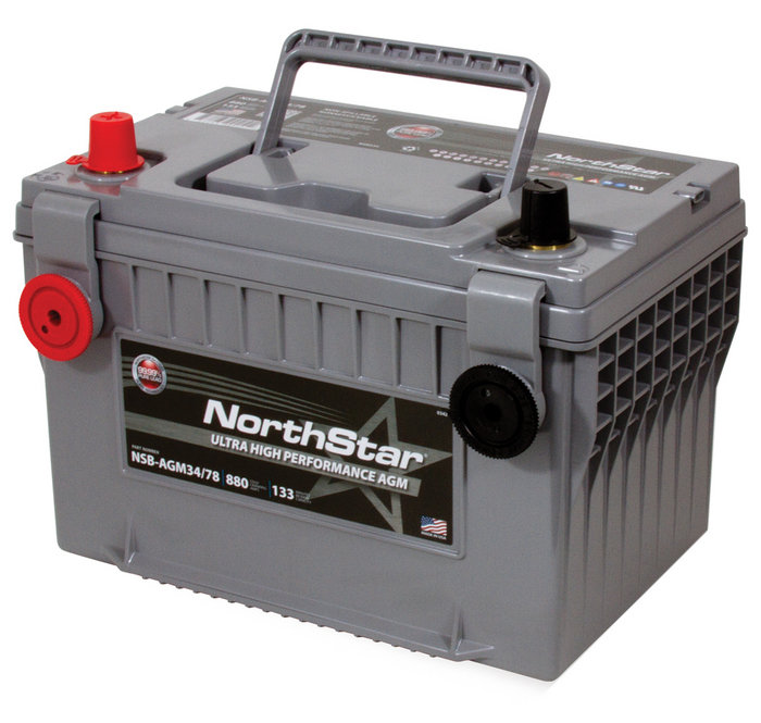 NorthStar 12 Volt AGM Starter Battery 34/78 Group Size Quadratec
