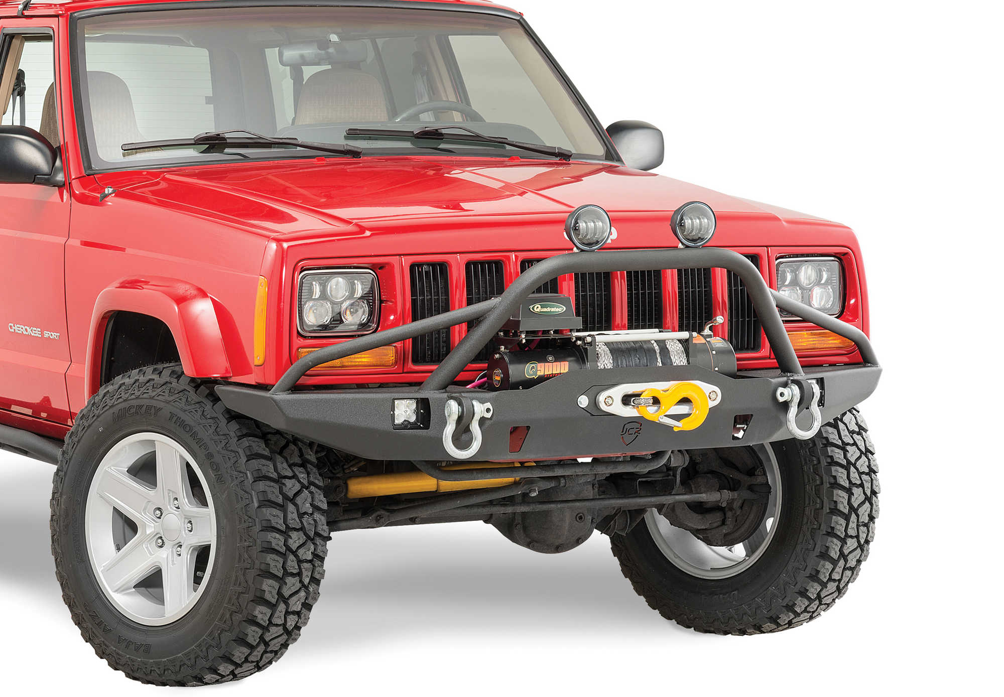 JCR Offroad Vanguard Front Winch Bumper with PreRunner for 8401 Jeep
