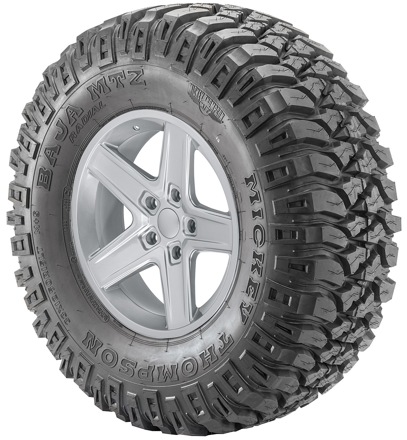 Quadratec® 17x9 Rubicon Xtreme™ Wheel on 33X12.50R17 Mickey Thompson