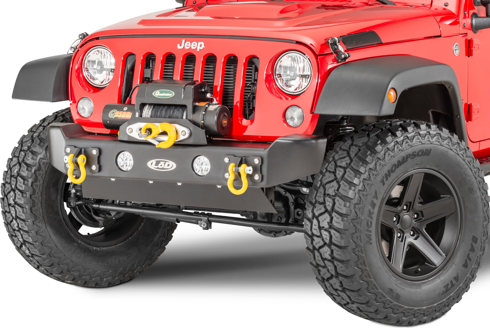 LoD JKA1003 Offroad ArmorLite Shorty Front Bumper for 0717 Jeep