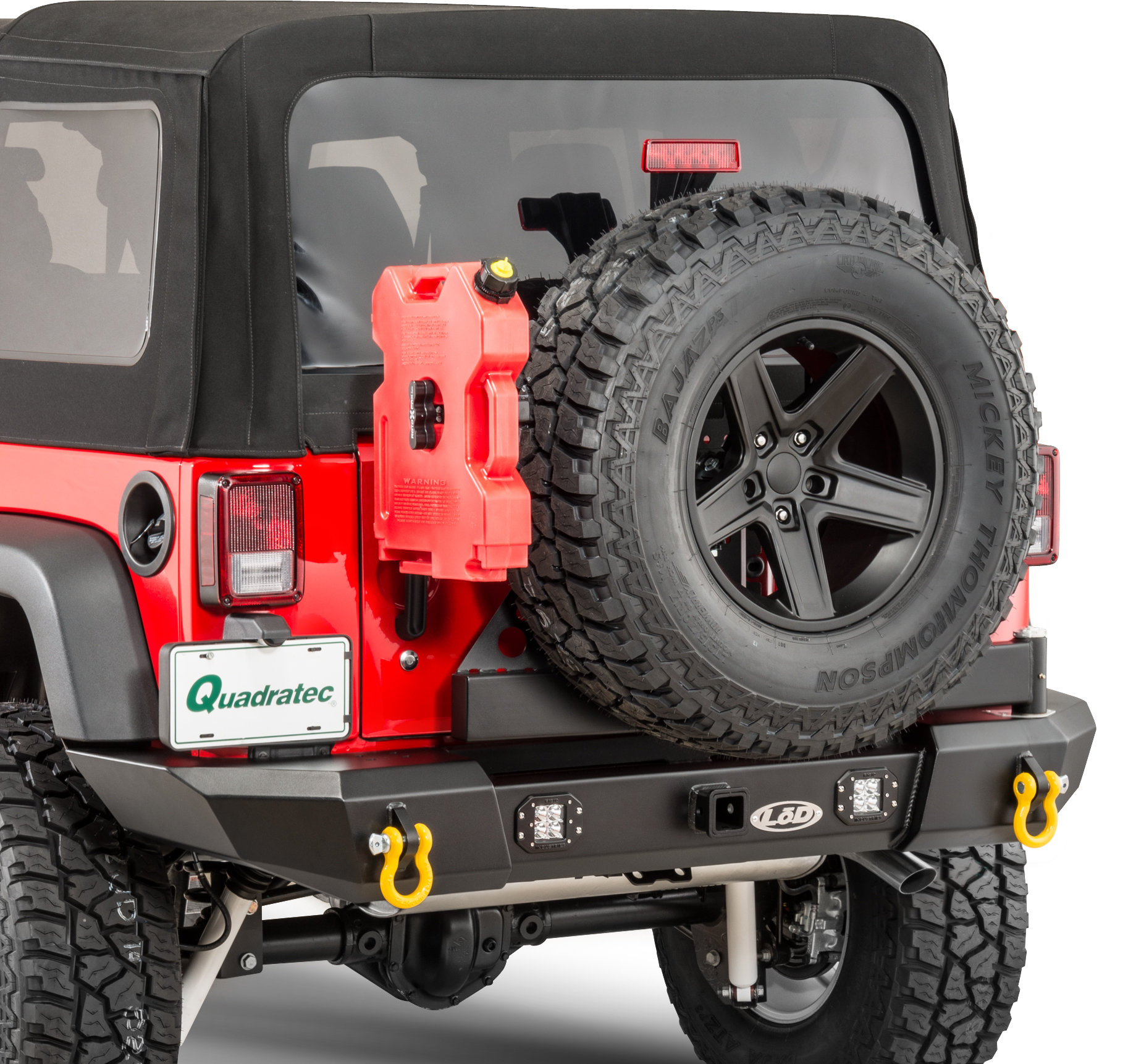 LoD Lod 2 or 3 Gallon Rotopax Mount for 0717 Jeep® Wrangler and