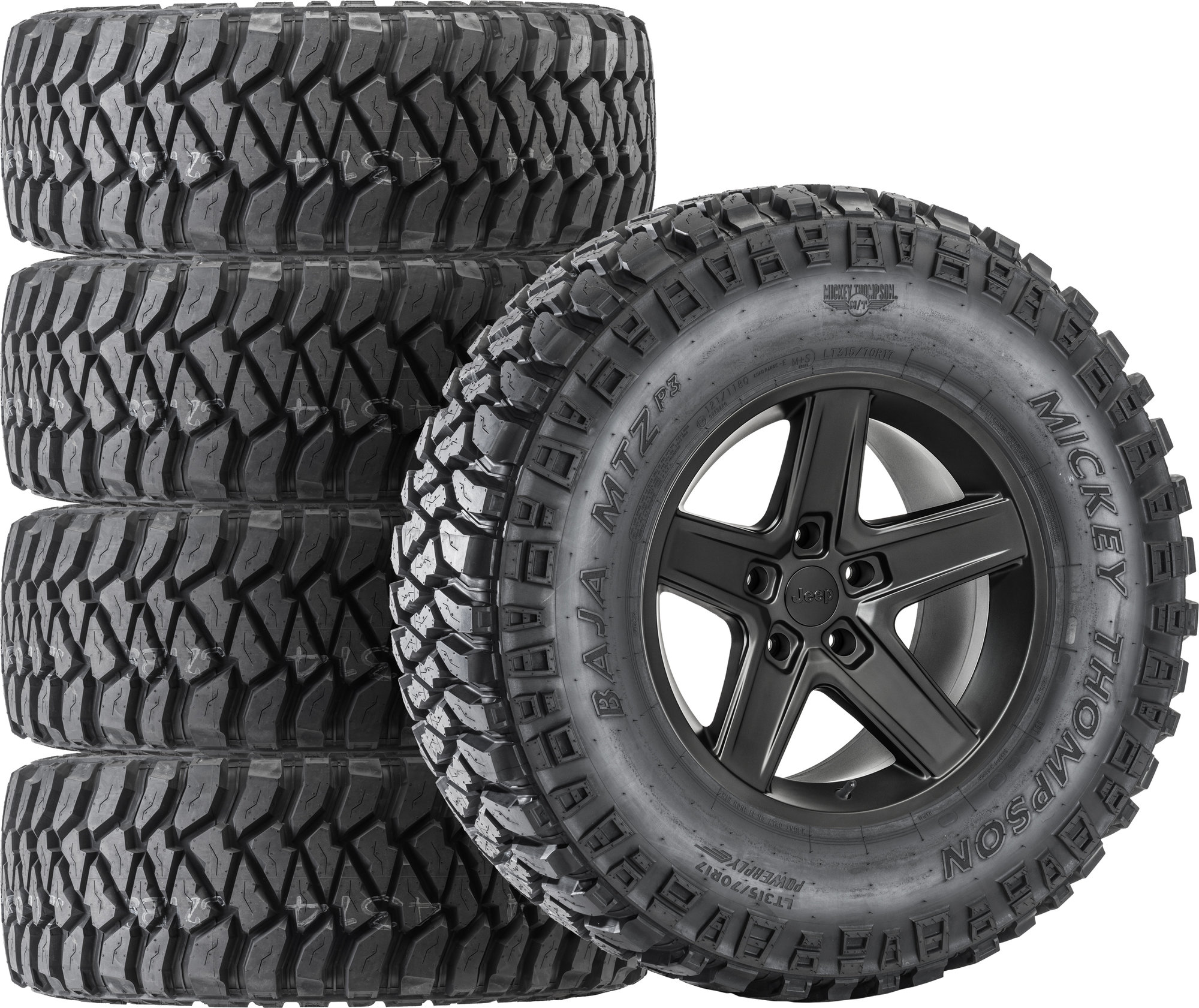 Quadratec® 17x9 Rubicon Xtreme Wheel on 34.40X12.40R17 (315/70R17