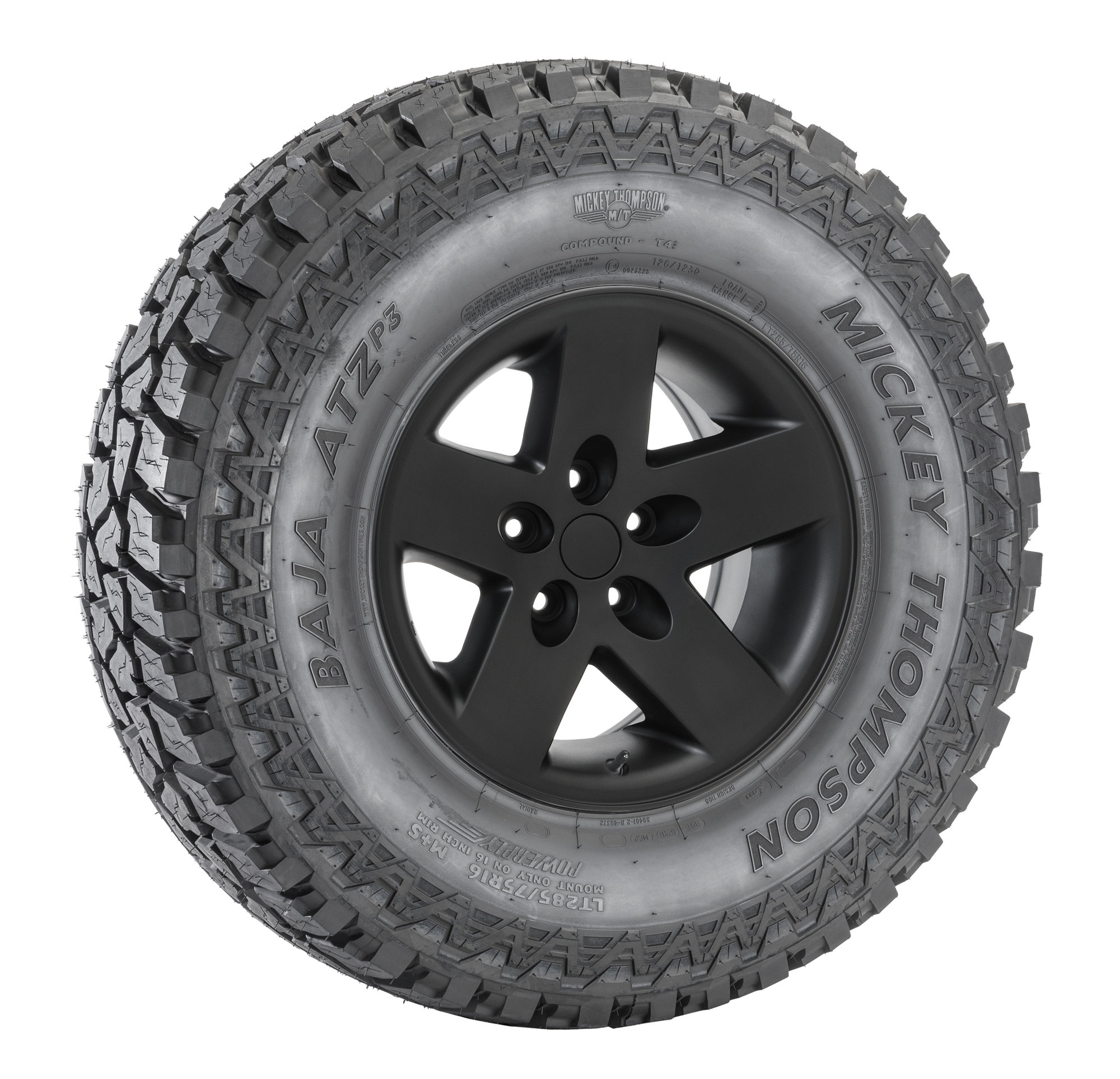 Quadratec® 16x8 Moab Wheel on 32X10.50R16 (265/75R16) Mickey Thompson