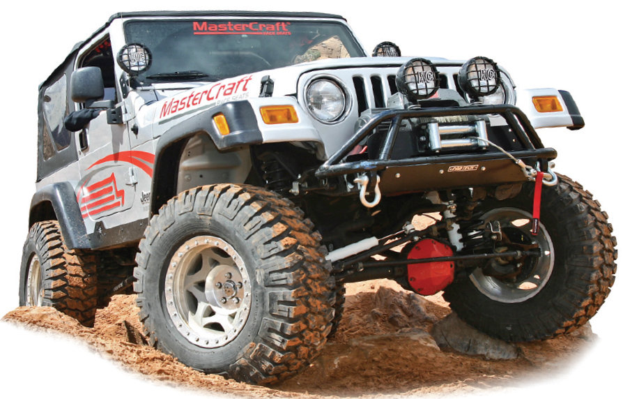 Fabtech Front Prerunner Bumper in Black for 8706 Jeep® Wrangler YJ