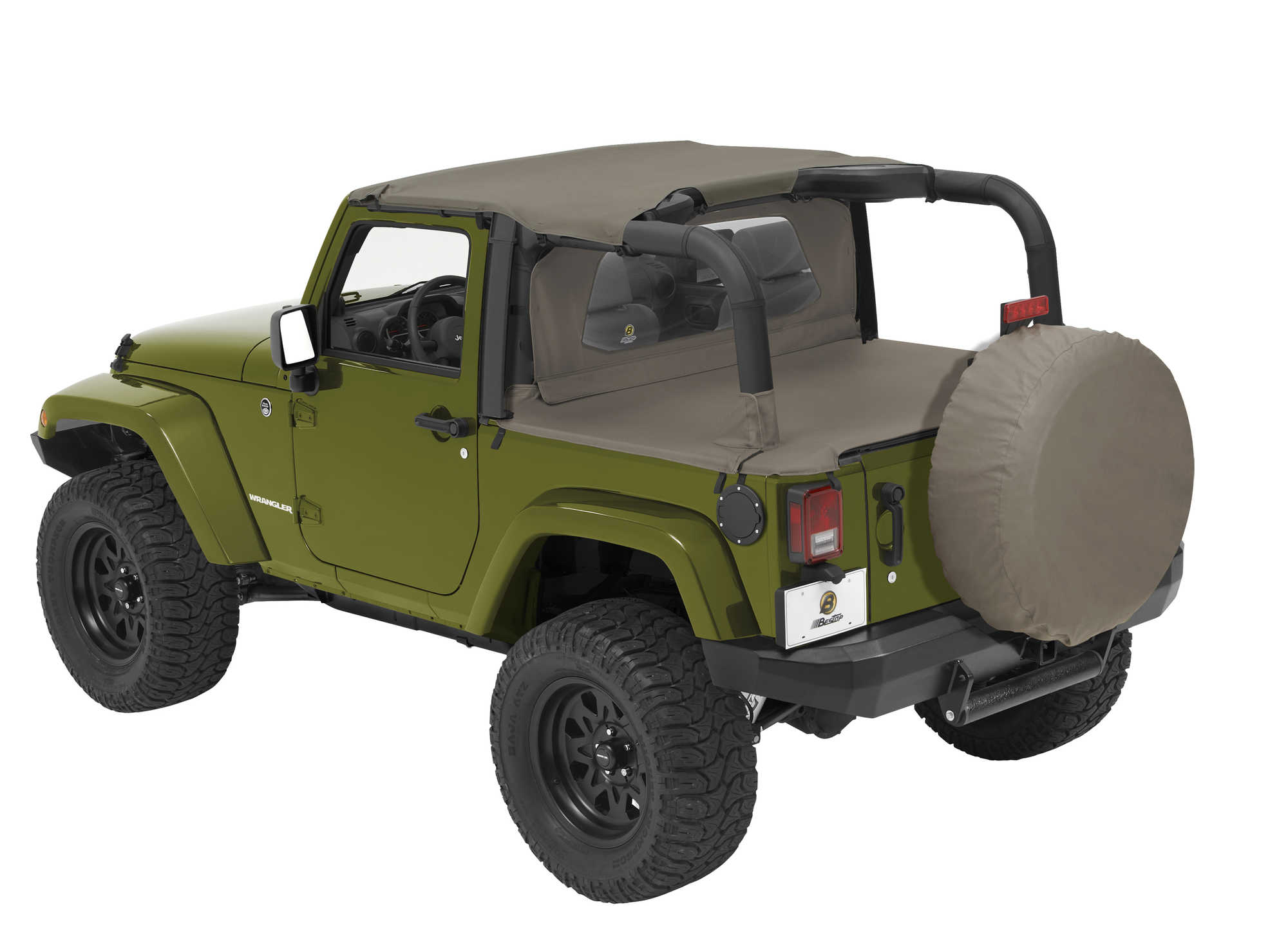 Bestop Bikini, Duster & Windjammer Summer Combo in Black Diamond for 07