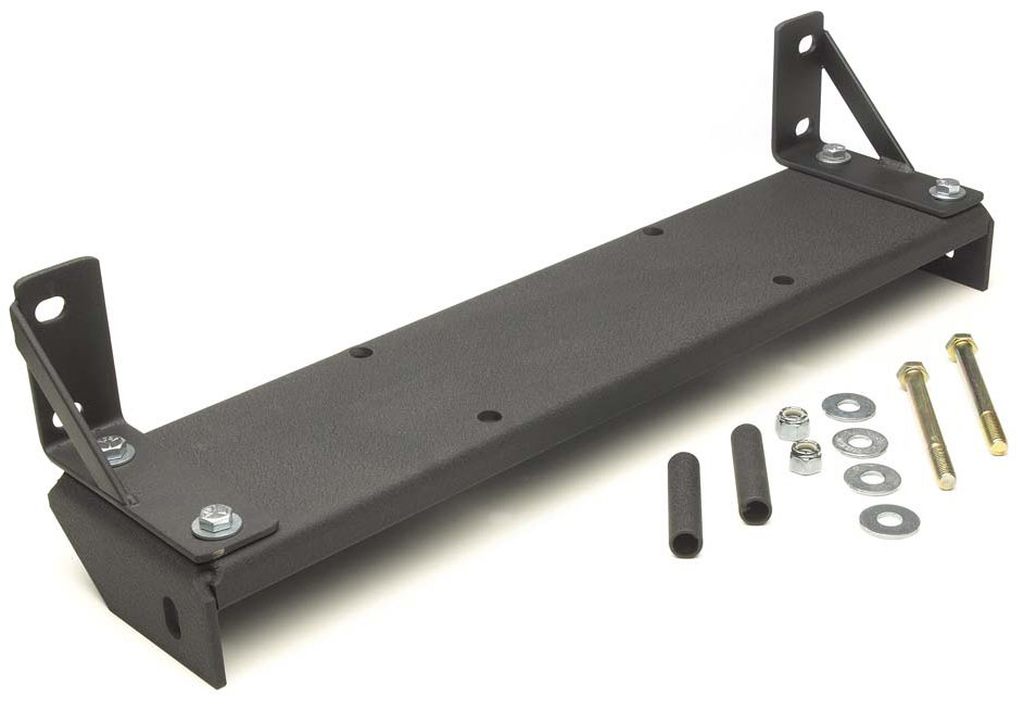 Olympic 4x4 Products 507174 Front Bumper Winch Mount in Rubicon Black