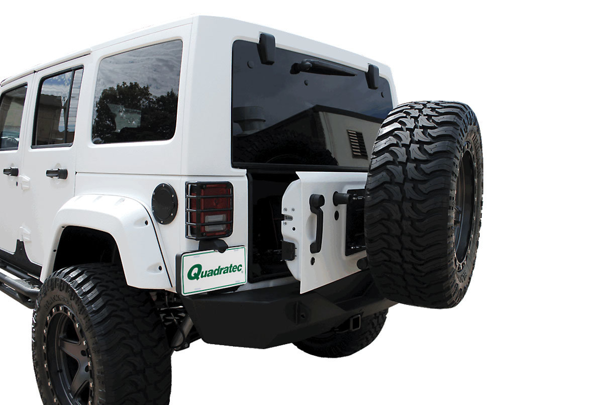 Go Industries 94201 Rear Bumper With Tire Mount For 07 17