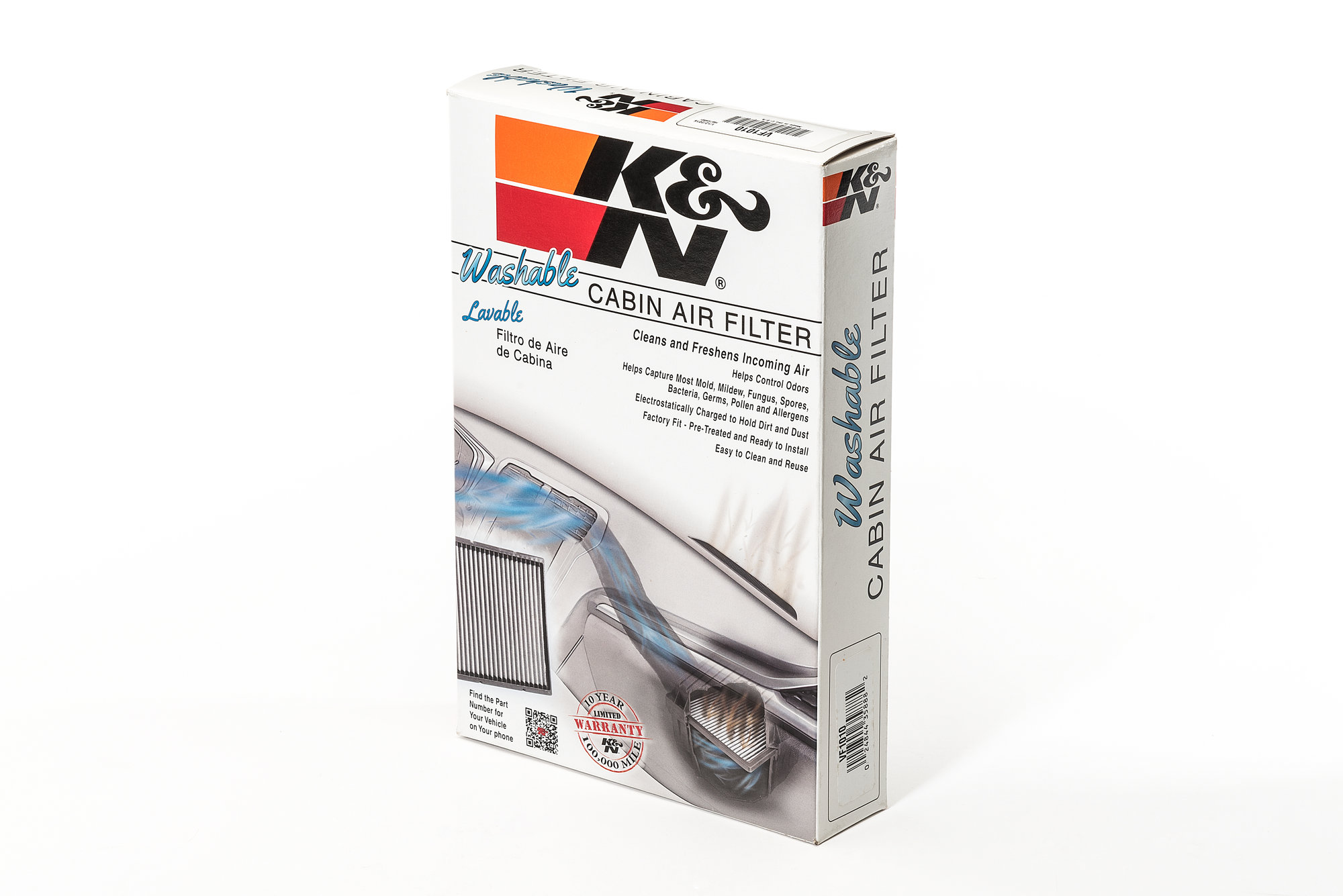 K Amp N Vf1010 Cabin Air Filter For 2007 17 Jeep 174 Wrangler