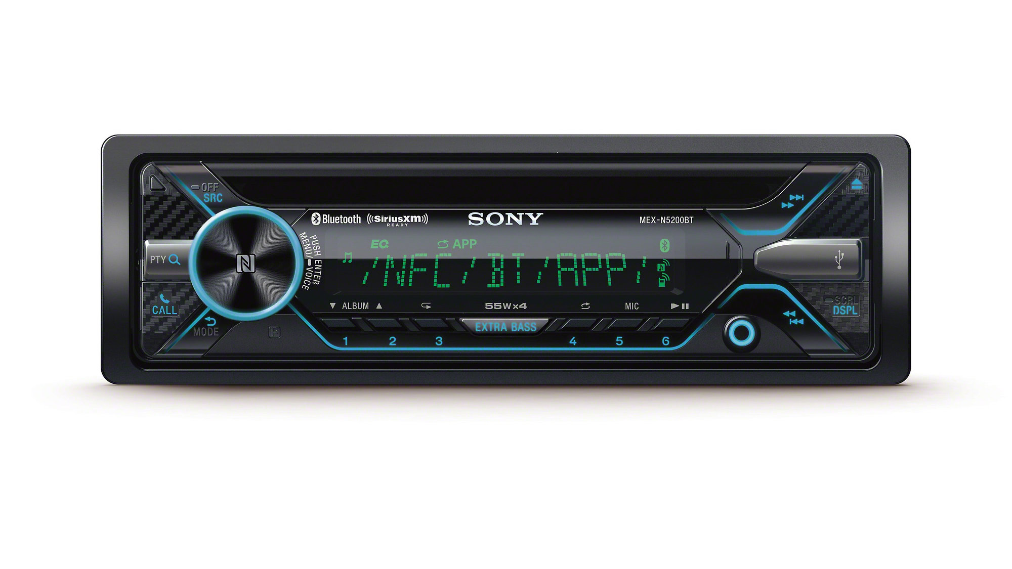 Sony® MEXN5200BT CD Stereo Receiver with Bluetooth® Quadratec