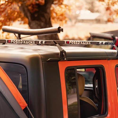 Exposed Racks with Kayak Mounts Photo