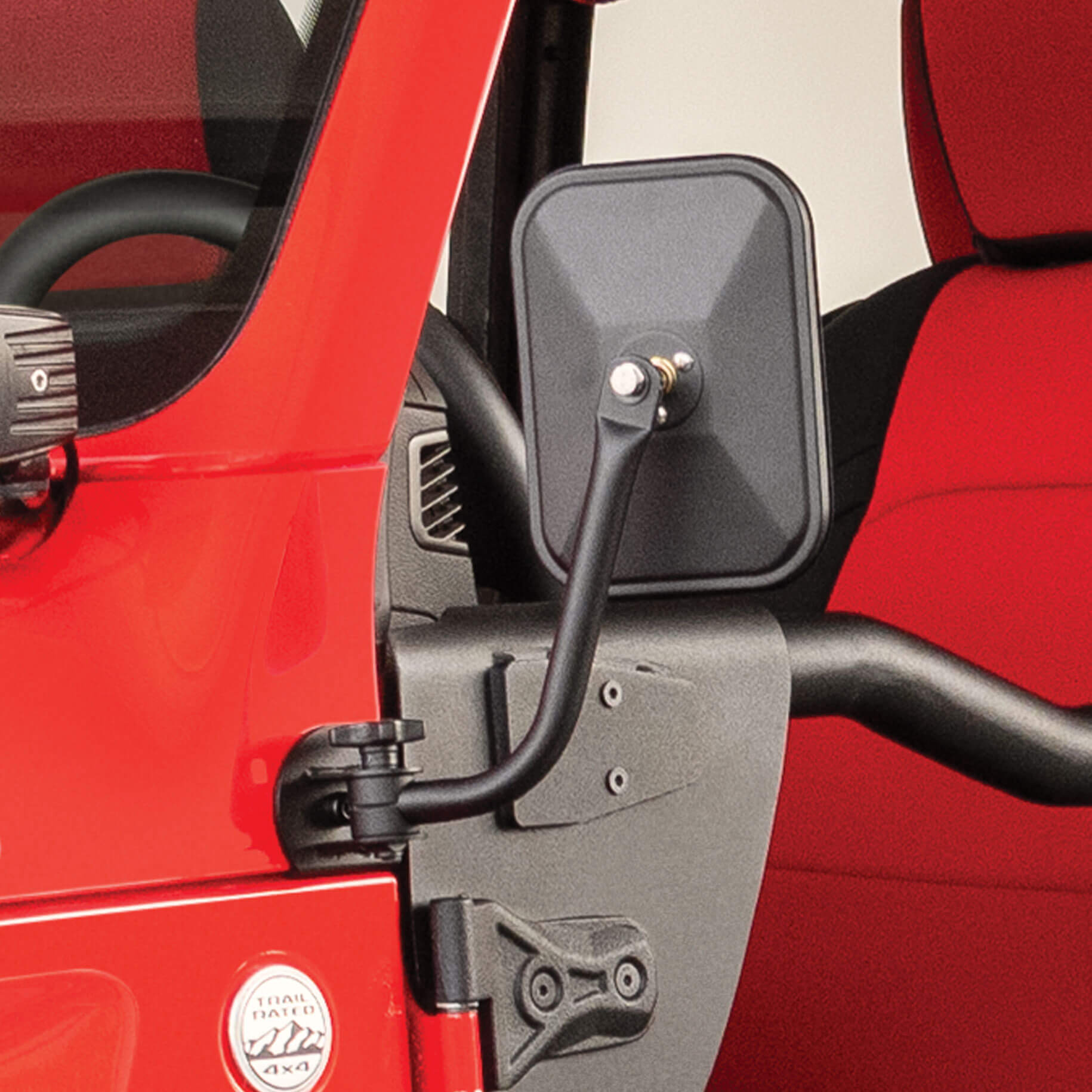 Quick Release Mirror Relocation Brackets
