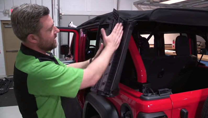 Mopar 2018 Jeep Wrangler JL 4 Door Soft Top Install