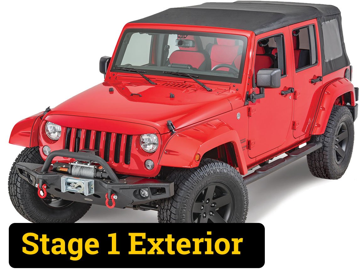 Jeep Wrangler JK Build by Stages | Quadratec