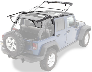 Jeep Wrangler Factory Soft Top Hardware Configurations | Quadratec