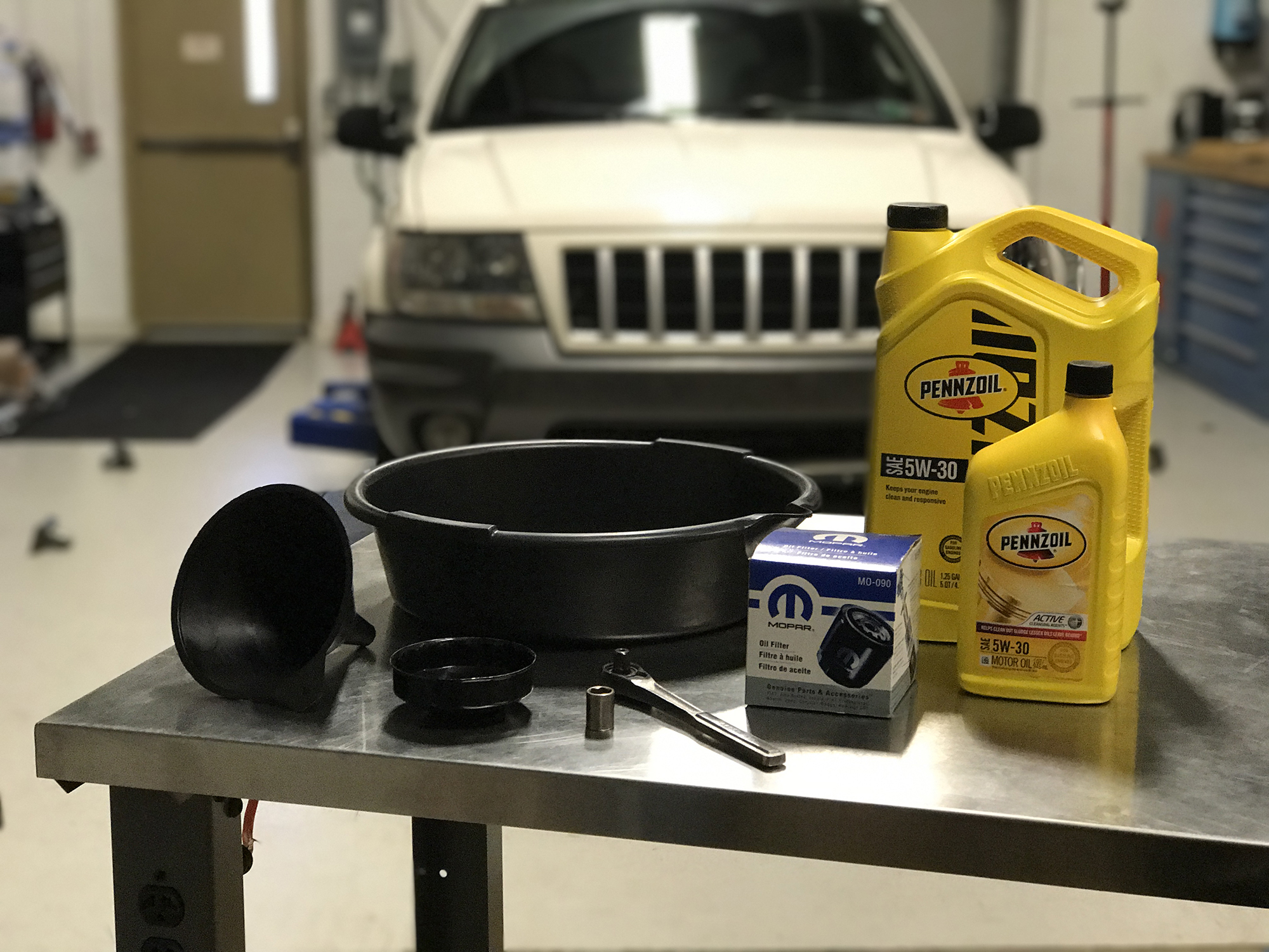 Jeep on sale oil change
