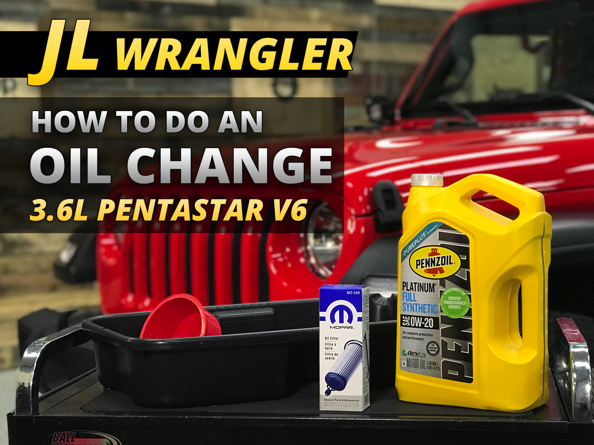 Arriba 89+ imagen wrangler jl oil change